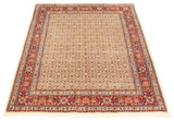 26727-Moud Handmade/Hand-Knotted Persian Rug/Traditional/Carpet Authentic/ Size: 7'9" x 5'7"