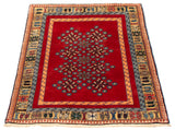 26105-Yalameh Hand-Knotted/Handmade Persian Rug/Carpet Tribal/Nomadic Authentic/ Size: 4'7" x 3'5"