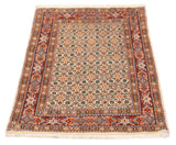 26733-Moud Handmade/Hand-Knotted Persian Rug/Traditional/Carpet Authentic/ Size/: 4'0" x 2'7"