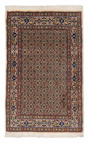 26732-Moud Handmade/Hand-Knotted Persian Rug/Traditional/Carpet Authentic/ Size/: 3'8" x 2'6"