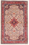 26137-Sarough Hand-Knotted/Handmade Persian Rug/Carpet Traditional Authentic/ Size: 6'8"x 4'2"