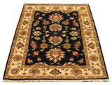 22297 - Chobi Ziegler Hand-Knotted/Handmade Afghan Rug/Carpet Traditional/Authentic/Size: 3'11" x 2'8"