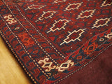 15116-Turkeman Sumac Bag Hand-Knotted/Handmade Persian Rug/Carpet Tribal/Nomadic Authentic/ Size: 3'6" x 2'10"