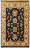 22298 - Chobi Ziegler Hand-Knotted/Handmade Afghan Rug/Carpet / Traditional/Authentic/Size: 4'2" x 2'7"
