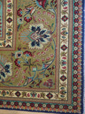13429 - Tabriz Persian Hand-knotted Authentic/Traditional Carpet/Rug Silk-made/ Size: 9'11" x 6'7"