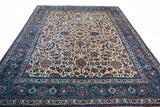 24798 - Antique Kashan (Circa 1920-1935) Handmade/Hand-Knotted Persian Rug/Traditional/Carpet Authentic/Size: 10'2" x 8'1"/310cm x 246cm