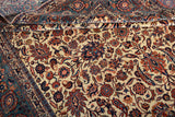 24798 - Antique Kashan (Circa 1920-1935) Handmade/Hand-Knotted Persian Rug/Traditional/Carpet Authentic/Size: 10'2" x 8'1"/310cm x 246cm