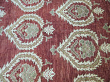 15576-Chobi Ziegler Hand-Knotted/Handmade Afghan Rug/Carpet Traditional Authentic/ Size: 7'8"x 6'2"
