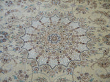 14581 - Nain Persian Hand-Knotted Authentic/Traditional Carpet/Rug/ Size: 8'6" x 5'5"
