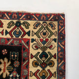 24242 - Shiraz Hand-Knootted/Handmade Persian Rug/Carpet Tribal/Nomadic Authentic/Size: 8'1" x 4'7"