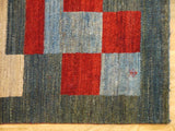15427-Lori Gabbeh Hand-Knotted/Handmade Persian Rug/Carpet Tribal/Nomadic Authentic/ Size:  6'10" x 3'0"