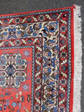 15478 - Abadeh Hand-Knotted/Handmade Persian Rug/Carpet Tribal/Nomadic Authentic/ Size: 8'2" x 8'1"
