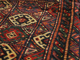 15108-Sumac Bag Turkmen Hand-Knotted/Handmade Persian Rug/Carpet Tribal/Nomadic Authentic/ Size: 3'6" x 2'7"