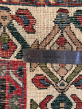 24242 - Shiraz Hand-Knootted/Handmade Persian Rug/Carpet Tribal/Nomadic Authentic/Size: 8'1" x 4'7"