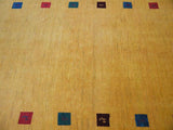 15081 - Lori Persian Hand-knotted Authentic/Nomadic/Tribal Gabbeh/ Size: 9'8" x 6'10"