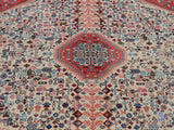 15478 - Abadeh Hand-Knotted/Handmade Persian Rug/Carpet Tribal/Nomadic Authentic/ Size: 8'2" x 8'1"