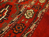 15129-Turkmen Sumac Bag Hand-Knotted/Handmade Persian Rug/Carpet Tribal/Nomadic/Authentic/ Size: 3'3" x 2'7"