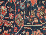 15670-Antique Bidjar Hand-Knotted/Handmade Persian Rug/Carpet Traditional Authentic/ Size: 16'4'' x 9'7''