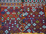 15137-Ghashgai Horse Blanket Hand-Knotted/Handmade Persian Rug/Carpet Tribal/Nomadic Authentic/ Size: 5'5" x 4'9"