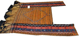 14658 - Turkoman Russian Hand-weaved Antique Authentic/Traditional Nomadic/Tribal Horse-blanket Size: 5'1" x 4'2"