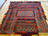 15151-Sumac Horse Blanket Hand-Knotted/Handmade Persian Rug/Carpet Tribal/Nomadic Authentic 5'8" x 4'8"