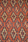 15149-Turkmen Sumac Bag Hand-Knotted/Handmade Persian Rug/Carpet Tribal/Nomadic/Authentic/ Size: 3'5" x 2'7"