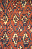 15149-Turkmen Sumac Bag Hand-Knotted/Handmade Persian Rug/Carpet Tribal/Nomadic/Authentic/ Size: 3'5" x 2'7"