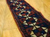 15145-Balutch Tent Band Hand-Knotted/Handmade Persian Rug/Carpet Tribal/Nomadic Authentic/ Size: 3'0" x 4"