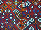 15137-Ghashgai Horse Blanket Hand-Knotted/Handmade Persian Rug/Carpet Tribal/Nomadic Authentic/ Size: 5'5" x 4'9"