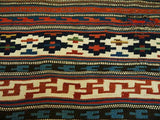 14646 - Shiraz Persian Hand-weaved Antique Authentic/Traditional Nomadic/Tribal/ Size: 6'4" x 4'9"