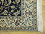 15059 - Nain Persian Hand-Knotted Authentic/Traditional Carpet/Rug Signed-Piece/ Size: 6'3" x 4'3"