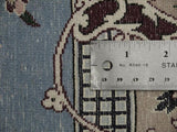 15031 - Isfahan Persian Hand-Knotted Authentic/Traditional Carpet/Rug Silk-made/ Size: 4'0" x 2'7"