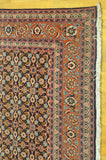 15063 - Tabriz Persian Hand-knotted Authentic/Traditional Carpet/Rug Silk-made/ Size: 6'11" x 5'1"