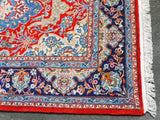 15274-Sarough Hand-Knotted/Handmade Persian Rug/Carpet Traditional Authentic/ Size: 9'5"x 6'10"