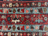 15670-Antique Bidjar Hand-Knotted/Handmade Persian Rug/Carpet Traditional Authentic/ Size: 16'4'' x 9'7''