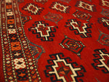 15153-Turkmen Sumac Bag Hand-Knotted/Handmade Persian Rug/Carpet Tribal/Nomadic Authentic/ Size: 4'0" x 2'8"