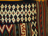 14646 - Shiraz Persian Hand-weaved Antique Authentic/Traditional Nomadic/Tribal/ Size: 6'4" x 4'9"
