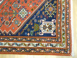 15066 - Abadeh Persian Hand-Knotted Authentic//Traditional/Carpet/Rug/ Size: 4'10"x 3'6"