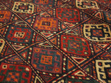 15108-Sumac Bag Turkmen Hand-Knotted/Handmade Persian Rug/Carpet Tribal/Nomadic Authentic/ Size: 3'6" x 2'7"