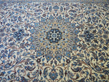15018 - Nain Persian Hand-Knotted Authentic/Traditional Carpet/Rug Silk-made 10'4" x 6'7"