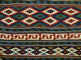 14646 - Shiraz Persian Hand-weaved Antique Authentic/Traditional Nomadic/Tribal/ Size: 6'4" x 4'9"