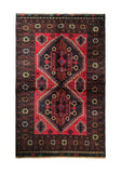23414-Balutch Hand-Knotted/Handmade Afghan Rug/Carpet Tribal/Nomadic Authentic /Size: 6'6" x 3'8"