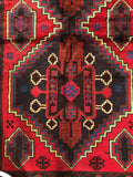 23414-Balutch Hand-Knotted/Handmade Afghan Rug/Carpet Tribal/Nomadic Authentic /Size: 6'6" x 3'8"