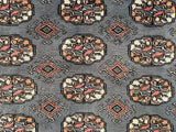 25041-Bokhara Hand-Knotted/Handmade Pakistani Rug/Carpet Tribal/Nomadic Authentic/ Size: 6'0" x 4'2"