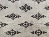 25042-Royal Bokhara Hand-Knotted/Handmade Pakistani Rug/Carpet Tribal/Nomadic Authentic/ Size: 6'4" x 4'6"