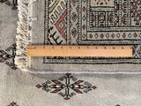 25044-Royal Bokhara Hand-Knotted/Handmade Pakistani Rug/Carpet Tribal/Nomadic Authentic/ Size: 6'4" x 4'6"