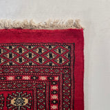 25045-Royal Bokhara Hand-Knotted/Handmade Pakistani Rug/Carpet Tribal/Nomadic Authentic/ Size: 8'0" x 5'7"/244cm x 170cm