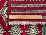 25205- Jaldar Hand-knotted/Handmade Pakistani Rug/Carpet Traditional Authentic/Size: 7'9" x 5'5"