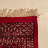 25292-Bokhara Hand-Knotted/Handmade Pakistani Rug/Carpet Tribal/Nomadic Authentic/ Size: 10'0" x 7'11"