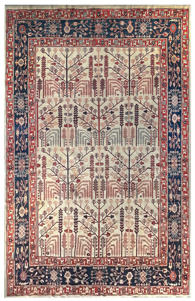 25002- Chobi Ziegler Afghan Hand-Knotted/Handmade/ Contemporary/Traditional/Size:   12'4" x 9'10"/376cm x 300cm